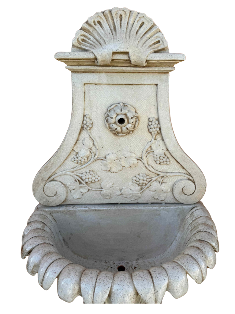 Fontana Bacco a Muro Anticata Beige - Notaro Manufatti
