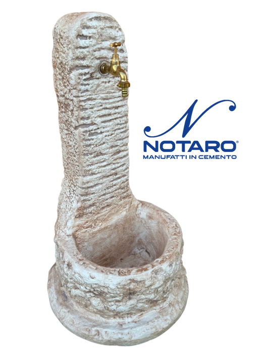 Fontana a Colonna Elodie Anticato Marrone - Notaro Manufatti