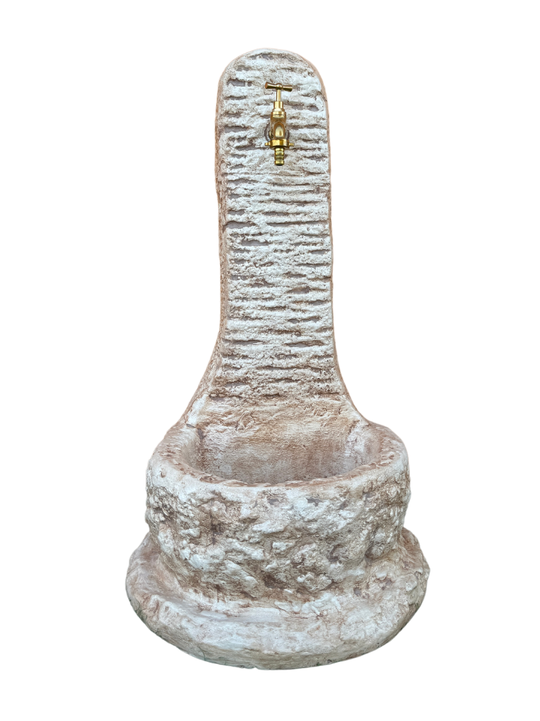 Fontana a Colonna Elodie Anticato Marrone - Notaro Manufatti