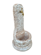 Fontana a Colonna Elodie Anticato Marrone - Notaro Manufatti