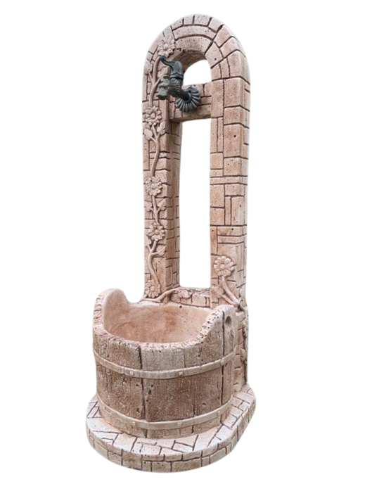 Fontana Primavera Anticata Marrone - Notaro Manufatti