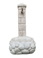 Fontana a Colonna Sasso Anticata Beige - Notaro Manufatti