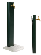 Fontana a Colonna con Base In Cemento - Verde - Notaro Manufatti