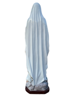 Madonna di Lourdes in Cemento H105 - Lavorazione Artigianale a Colori - Notaro Manufatti