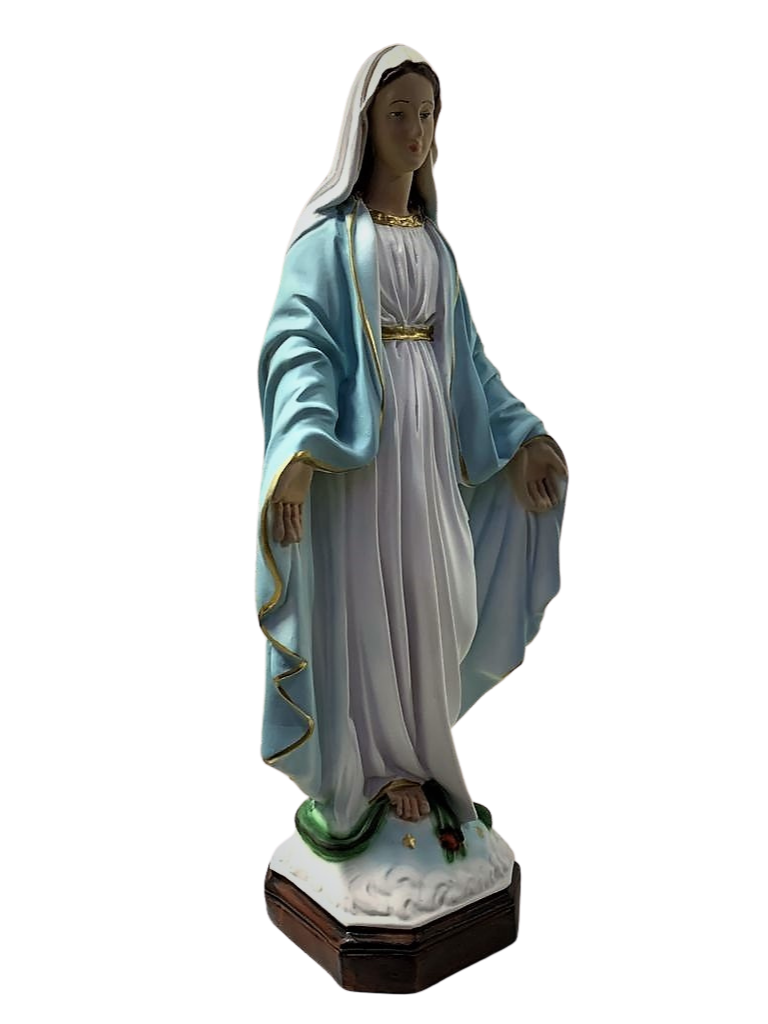 Madonna Immacolata Miracolosa in Vetro Resina - Notaro Manufatti
