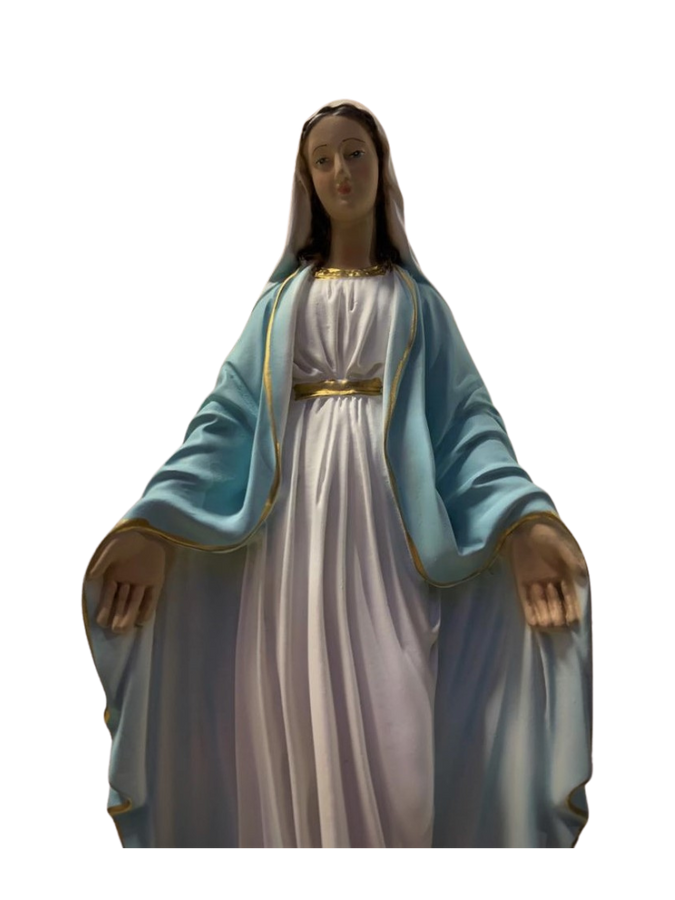 Madonna Immacolata Miracolosa in Vetro Resina