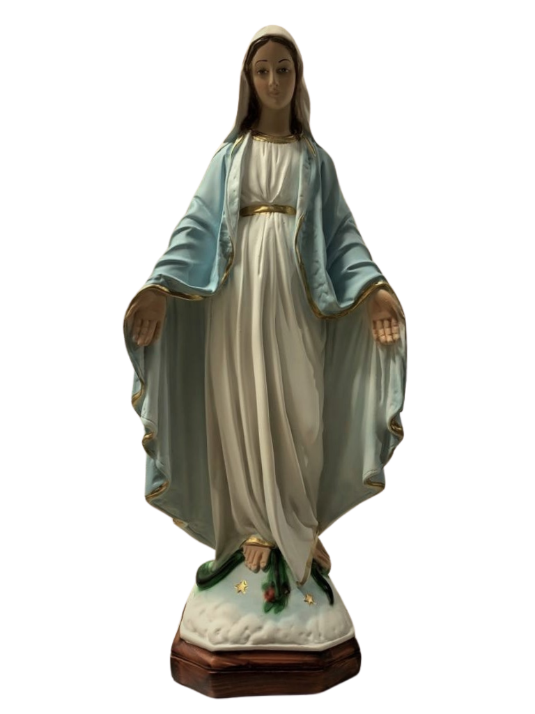 Madonna Immacolata Miracolosa in Vetro Resina - Notaro Manufatti