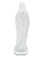 Madonna di Lourdes in Cemento H60 - Bianco - Notaro Manufatti