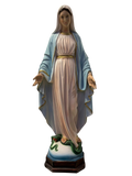 Madonna Miracolosa in Vetroresina Dipinta a Mano h. 60 - Notaro Manufatti