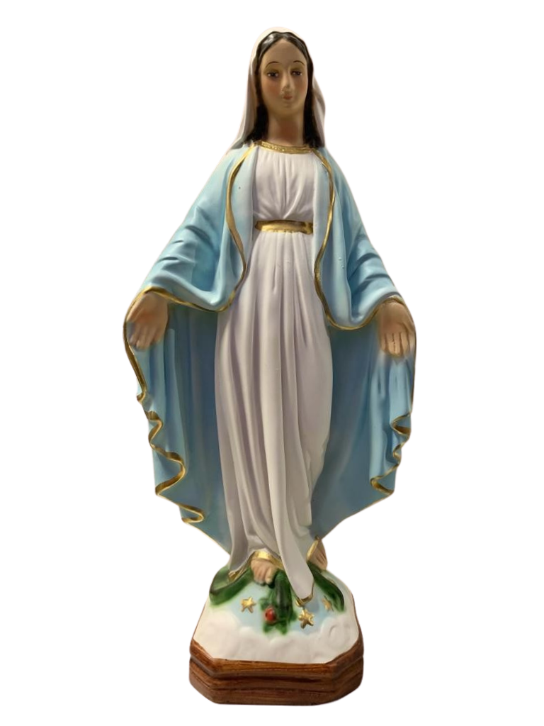 Madonna Immacolata Miracolosa in Vetro Resina - Notaro Manufatti