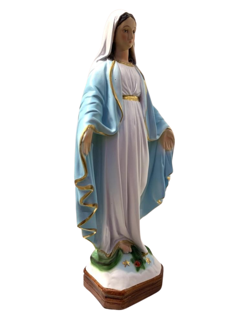 Madonna Immacolata Miracolosa in Vetro Resina - Notaro Manufatti