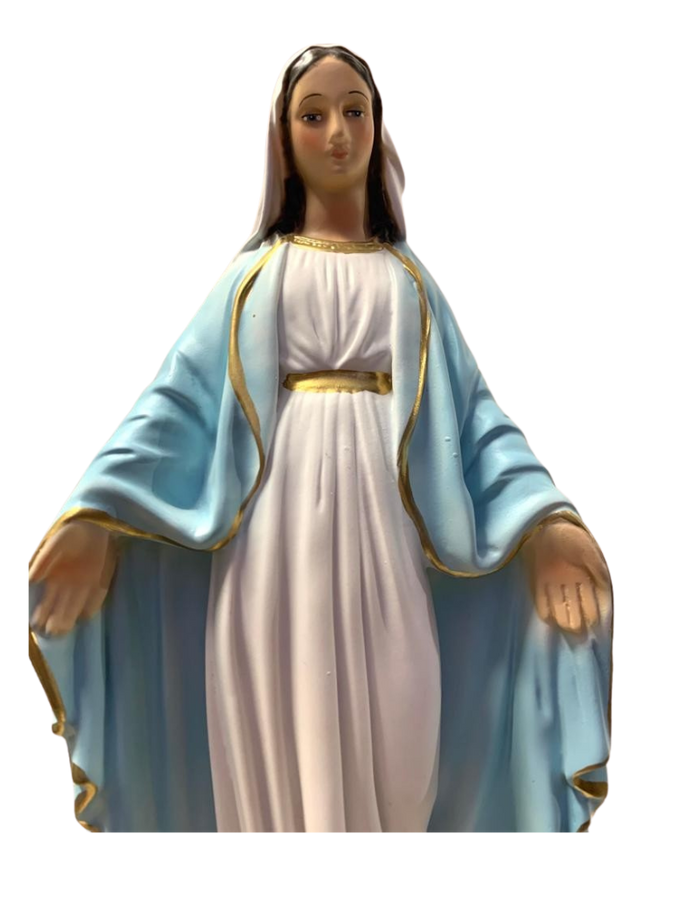 Madonna Immacolata Miracolosa in Vetro Resina