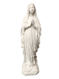 Madonna di Lourdes in Cemento H105 - Bianco - Notaro Manufatti