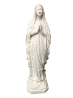 Madonna di Lourdes in Cemento H105 - Bianco - Notaro Manufatti