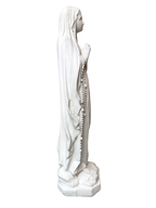 Madonna di Lourdes in Cemento H105 - Bianco - Notaro Manufatti