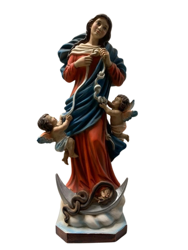 Madonna che Scioglie i Nodi – Statua in Vetroresina - Notaro Manufatti
