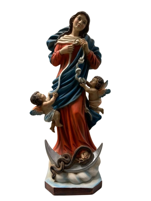 Madonna che Scioglie i Nodi – Statua in Vetroresina - Notaro Manufatti
