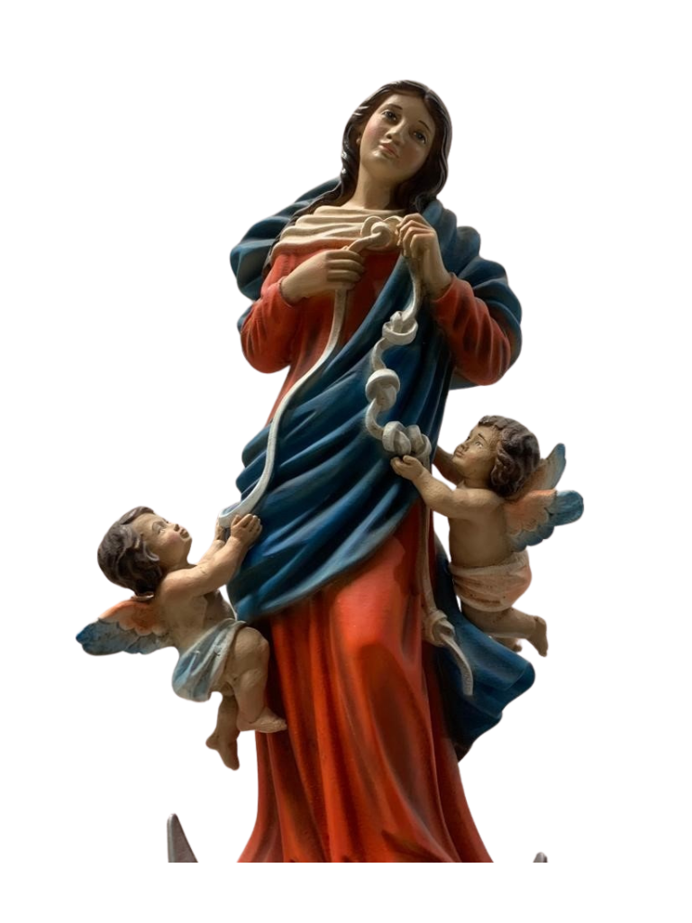 Madonna che Scioglie i Nodi – Statua in Vetroresina - Notaro Manufatti