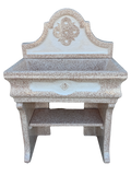 Pila Salento Completa in Graniglia di Marmo Rosso Verona - Notaro Manufatti