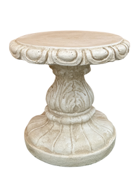 Sgabello in cemento Anticato Beige