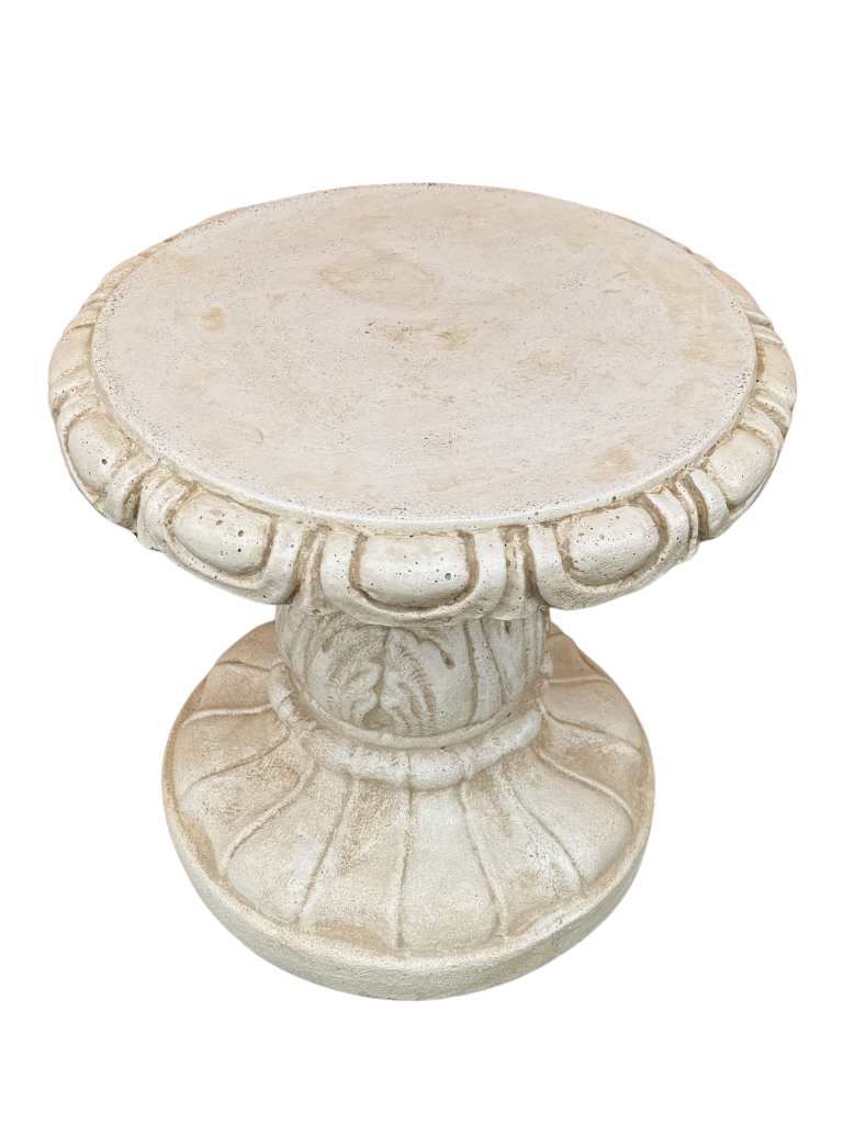 Sgabello in cemento Anticato Beige - Notaro Manufatti