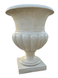 Vaso Ciano Gigante Anticato Beige - Notaro Manufatti
