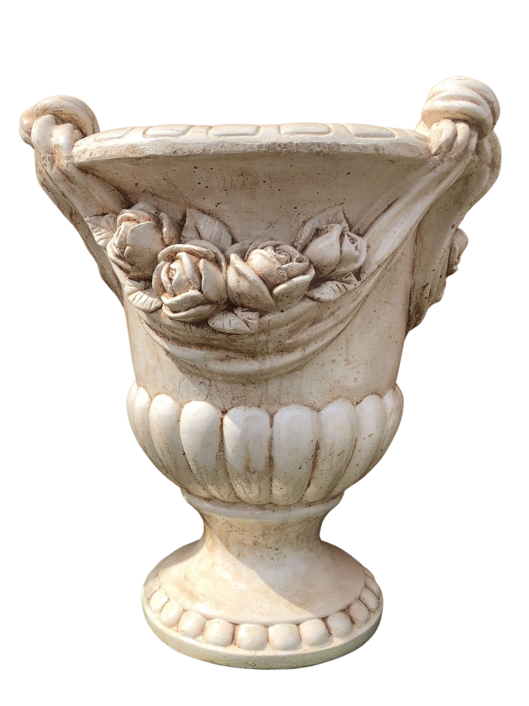 Vaso Rose e Manici Anticato Marrone - Notaro Manufatti