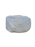 Vaso Sasso Tondo Alto - Bianco - Notaro Manufatti
