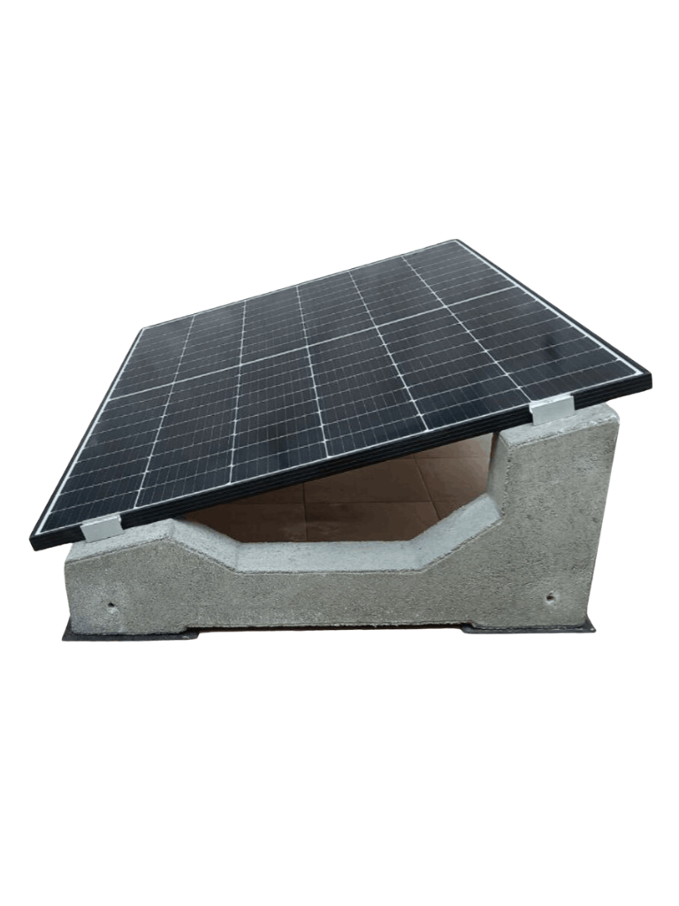 Zavorre per Pannelli Fotovoltaici - 15° - Notaro Manufatti